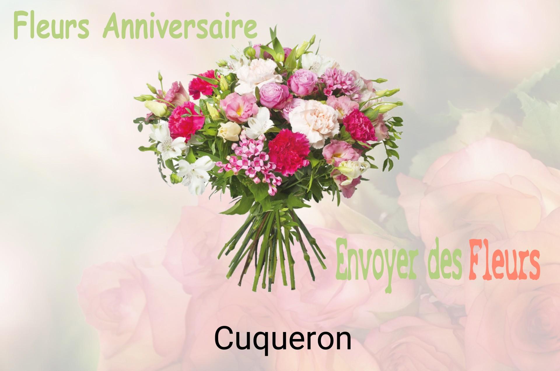Bouquet de fleurs d’anniversaire livré à Cuqueron