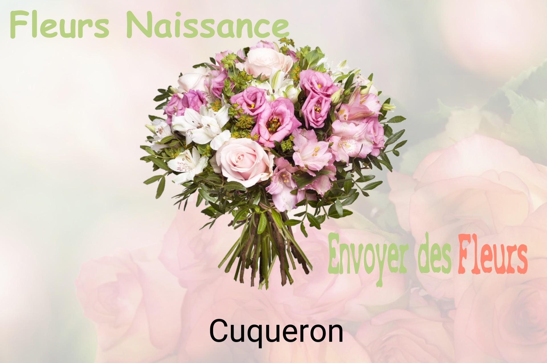Bouquet de fleurs de naissance livré à Cuqueron
